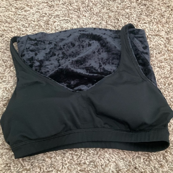 Lululemon Matched Set Align Tank / Wunder Lounge 28” Tight Black Velvet Sz 2 - Picture 15 of 16